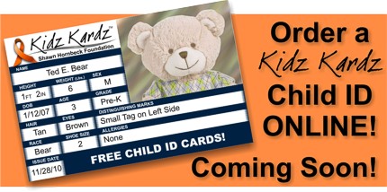 Order a Kidz Kardz Child ID - Coming Soon!